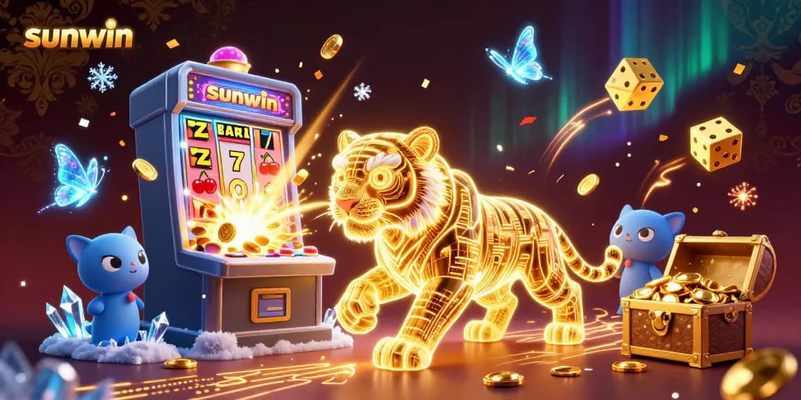 Experience the thrill of sunwin as the golden tiger conquers the digital casino world.