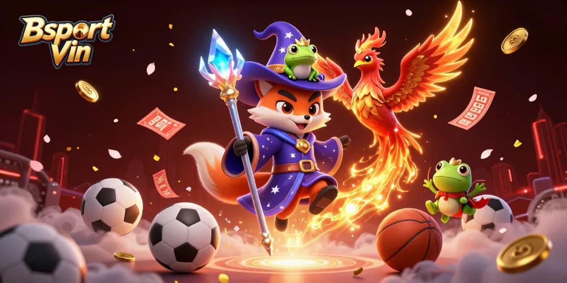 Engage in thrilling sports betting with Bsport Vin's exciting atmosphere and vibrant visuals