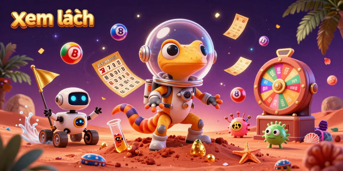 Experience exciting gaming with xem thêm and colorful lottery elements in a vibrant casino setting.