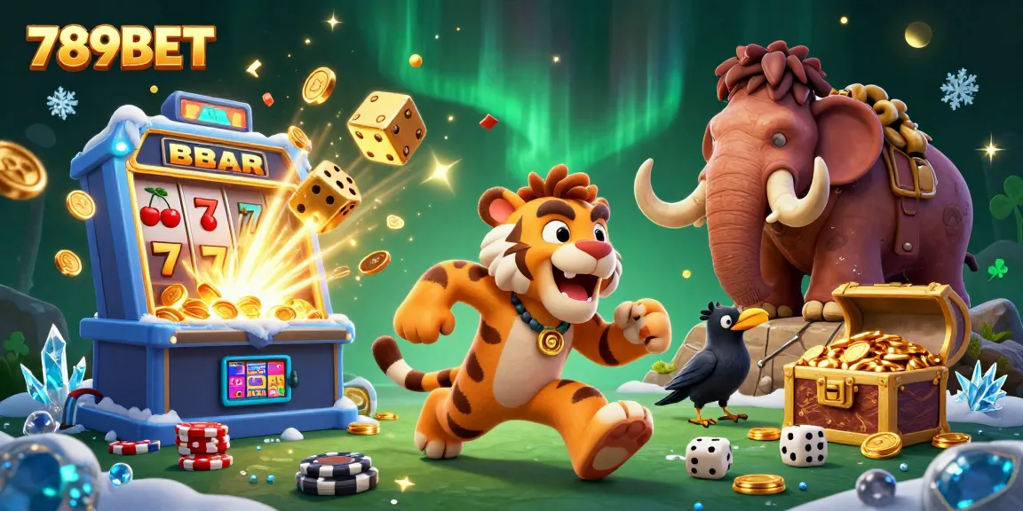 Experience the thrilling world of 789BET with vibrant casino elements celebrating wins and excitement.