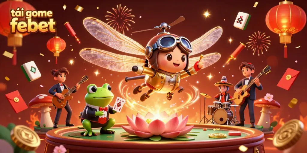 Join the excitement with tải game febet featuring dynamic casino elements and colorful characters.