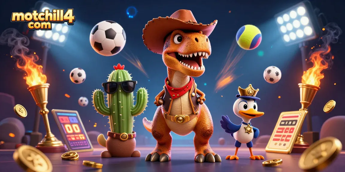 Engage with motchill4 com's vibrant illustrated scene featuring animated characters intertwined with dynamic gambling action.
