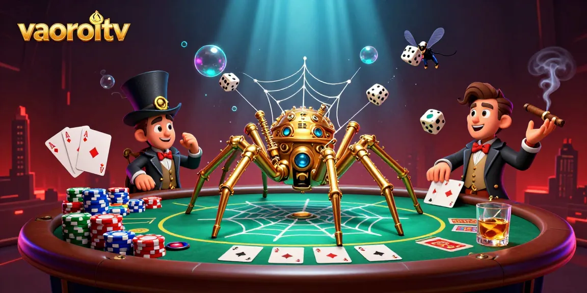 Experience thrilling gameplay with vaoroitv as a golden spider weaves a web of success.