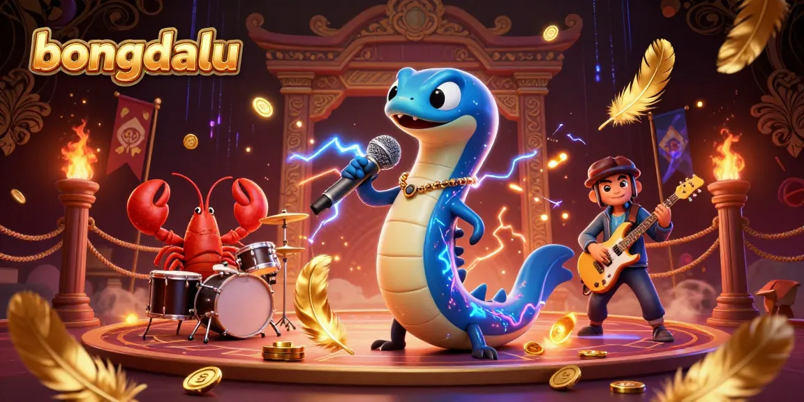 Experience the excitement of bongdalu with a vibrant underwater casino scene featuring a DJ eel