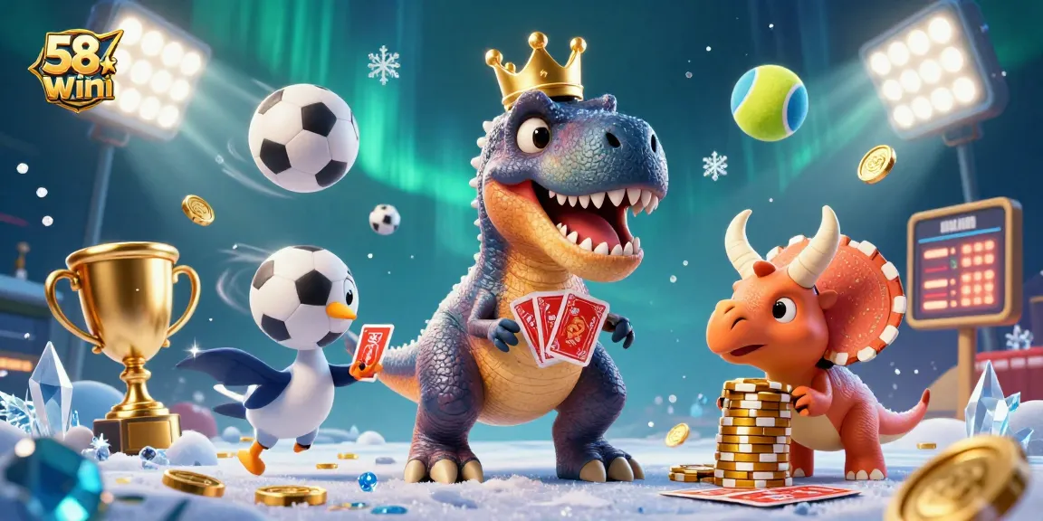 Win big at 58win com with thrilling games and friendly characters in a vibrant casino scene.