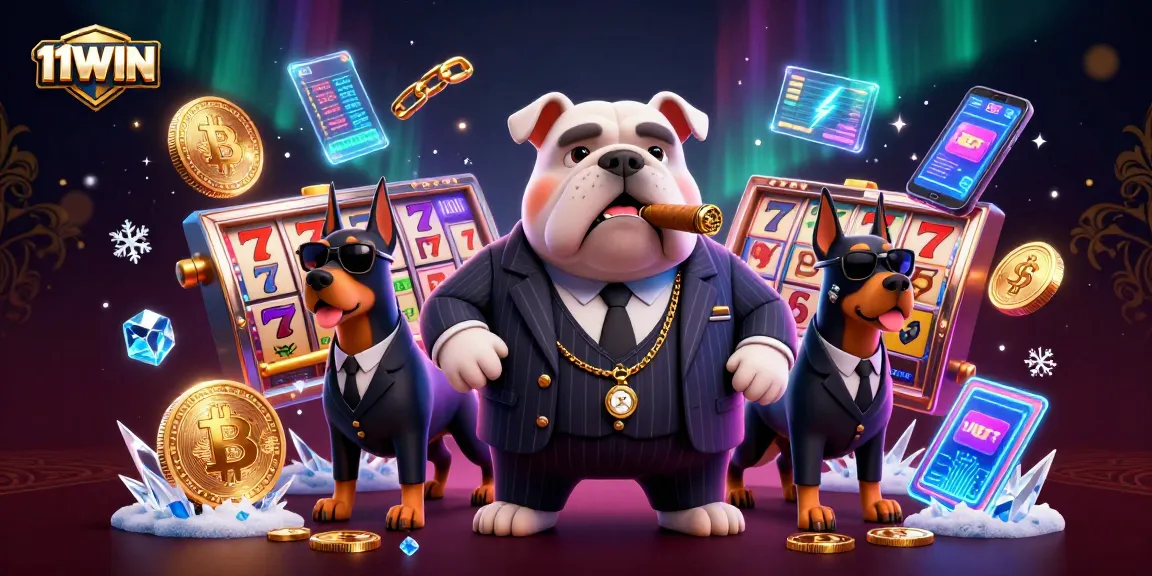 Experience thrilling gameplay at 11WIN with a mafia boss and exciting casino elements.